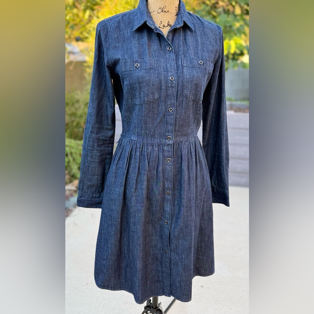 Classic Gap Denim Shirt Dress